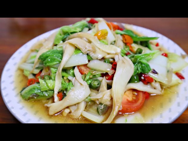 Resep Tumis Xiao Bai Chai Jamur