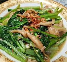 Tumis Sawi Hijau dan Jamur Lezat ala Restoran yang Mudah Dibuat di Rumah